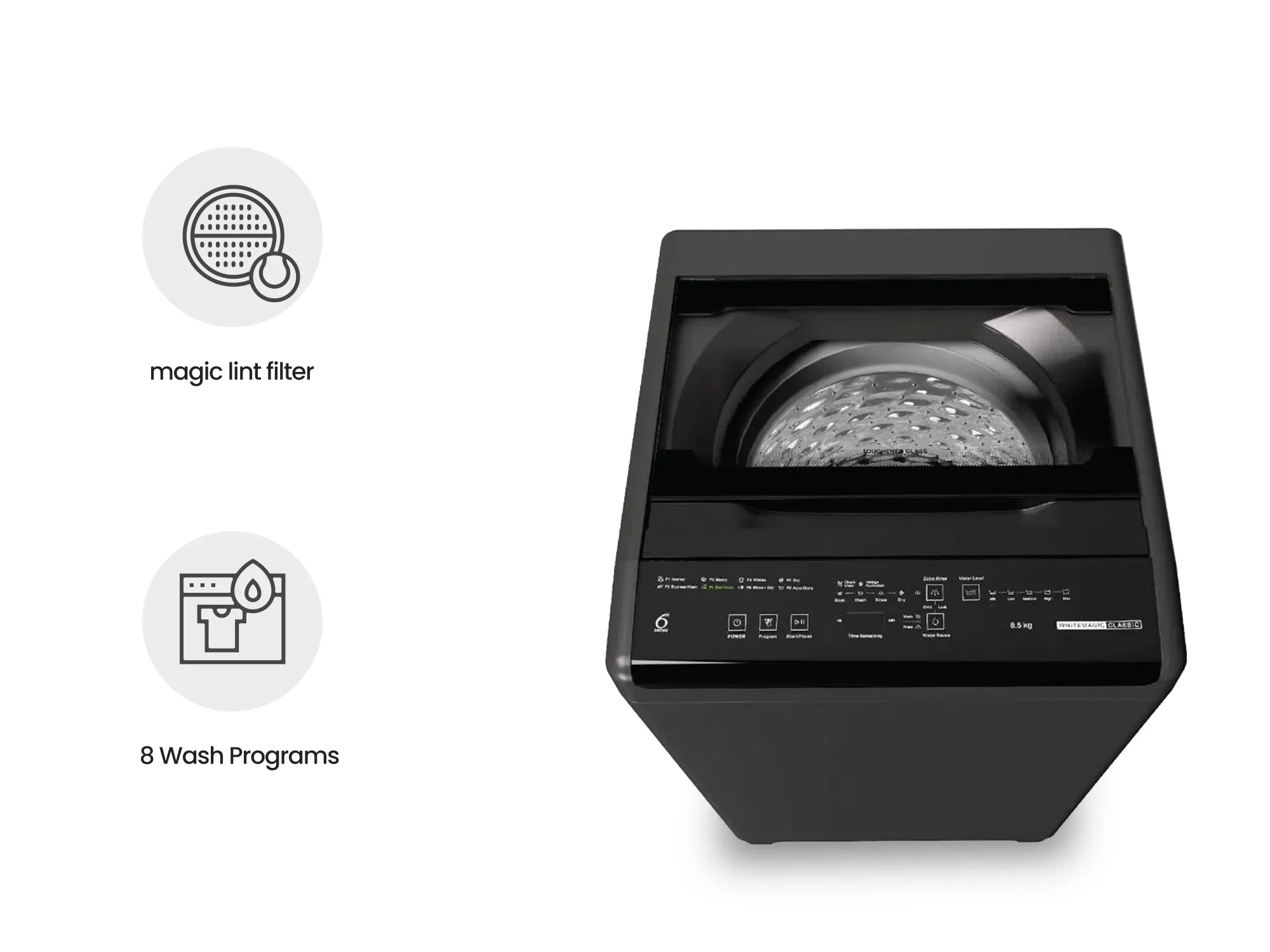 Washing Machine Fully Automatic Top Load With Metal Stand